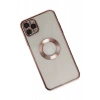 Apple iPhone 11 Pro Kılıf Slot Silikon - Rose Gold