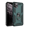 Apple iPhone 11 Pro Kılıf Sofya Yüzüklü Silikon Kapak - Yeşil