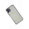 Apple iPhone 11 Pro Max Kılıf Lensli Silikon - Mor