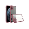 Apple iPhone 11 Pro Max Kılıf Miami Şeffaf Silikon - Fuşya