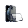 Apple iPhone 11 Pro Max Kılıf Miami Şeffaf Silikon - Lacivert