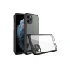 Apple iPhone 11 Pro Max Kılıf Miami Şeffaf Silikon - Siyah