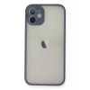 Apple iPhone 11 Pro Max Kılıf Montreal Silikon Kapak - Gri