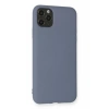 Apple iPhone 11 Pro Max Kılıf Nano içi Kadife Silikon - Gri