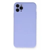 Apple iPhone 11 Pro Max Kılıf Nano içi Kadife Silikon - Lila