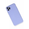 Apple iPhone 11 Pro Max Kılıf Nano içi Kadife Silikon - Lila