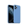 Apple iPhone 11 Pro Max Kılıf Nano içi Kadife Silikon - Mavi