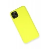 Apple iPhone 11 Pro Max Kılıf Nano içi Kadife Silikon - Sarı