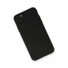 Apple iPhone 11 Pro Max Kılıf Nano içi Kadife Silikon - Siyah
