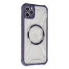 Apple iPhone 11 Pro Max Kılıf Prag Magneticsafe Kapak - Derin Mor