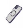 Apple iPhone 11 Pro Max Kılıf Prag Magneticsafe Kapak - Derin Mor