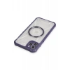 Apple iPhone 11 Pro Max Kılıf Prag Magneticsafe Kapak - Derin Mor
