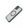 Apple iPhone 11 Pro Max Kılıf Prag Magneticsafe Kapak - Koyu Yeşil