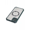 Apple iPhone 11 Pro Max Kılıf Prag Magneticsafe Kapak - Koyu Yeşil
