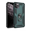 Apple iPhone 11 Pro Max Kılıf Sofya Yüzüklü Silikon Kapak - Yeşil