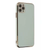 Apple iPhone 11 Pro Max Kılıf Volet Silikon - Açık Yeşil