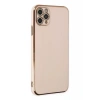 Apple iPhone 11 Pro Max Kılıf Volet Silikon - Pembe