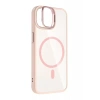 Apple iPhone 11 Remim Lensli Magsafe Standlı Kapak - Pembe