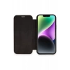 Apple iPhone 12 Kılıf Dolpin Kapaklı - Siyah