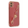 Apple iPhone 12 Kılıf Esila Silikon - Kırmızı