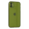 Apple iPhone 12 Kılıf Fly Lens Silikon - Yeşil