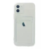 Apple iPhone 12 Kılıf Kart Şeffaf Silikon - Şeffaf