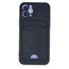 Apple iPhone 12 Kılıf Kelvin Kartvizitli Silikon - Lacivert