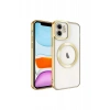 Apple iPhone 12 Kılıf Kross Magneticsafe Kapak - Gold