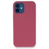 Apple iPhone 12 Kılıf Lansman Legant Silikon - Fuşya