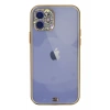 Apple iPhone 12 Kılıf Liva Taşlı Silikon - Beyaz