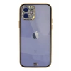 Apple iPhone 12 Kılıf Liva Taşlı Silikon - Siyah