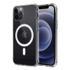 Apple iPhone 12 Kılıf Magneticsafe Şeffaf Silikon - Şeffaf