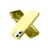 Apple iPhone 12 Kılıf Nano içi Kadife Silikon- Sarı