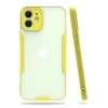 Apple iPhone 12 Kılıf Platin Silikon - Sarı
