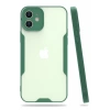 Apple iPhone 12 Kılıf Platin Silikon - Yeşil