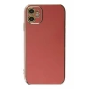 Apple iPhone 12 Kılıf Volet Silikon - Kırmızı