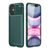 Apple iPhone 12 Mini Kılıf Auto Focus Karbon Kapak - Yeşil
