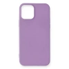 Apple iPhone 12 Mini Kılıf First Silikon - Lila