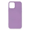 Apple iPhone 12 Mini Kılıf First Silikon - Lila