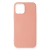 Apple iPhone 12 Mini Kılıf First Silikon - Pudra