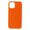 Apple iPhone 12 Mini Kılıf First Silikon - Turuncu