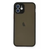 Apple iPhone 12 Mini Kılıf Montreal Silikon Kapak - Siyah