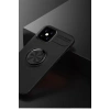 Apple iPhone 12 Mini Kılıf Range Yüzüklü Silikon - Siyah