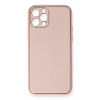 Apple iPhone 12 Pro Kılıf Coco Deri Silikon Kapak - Pembe