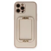 Apple iPhone 12 Pro Kılıf Coco Elit Kapak - Gold