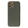 Apple iPhone 12 Pro Kılıf Coco Karbon Silikon - Füme