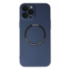 Apple iPhone 12 Pro Kılıf Jack Magneticsafe Lens Silikon - Lacivert
