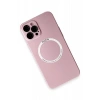 Apple iPhone 12 Pro Kılıf Jack Magneticsafe Lens Silikon - Rose Gold