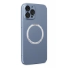 Apple iPhone 12 Pro Kılıf Jack Magneticsafe Lens Silikon - Sierra Blue
