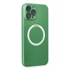 Apple iPhone 12 Pro Kılıf Jack Magneticsafe Lens Silikon - Yeşil